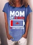 Women's Cap Sleeve Tee T-shirt Summer Letter Cotton-Blend Crew Neck Daily Going Out Sweet Top