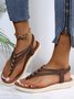 JFN Beaded Thin Strap Bohemian Thong Sandals