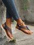 JFN Beaded Thin Strap Bohemian Thong Sandals