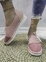 JFN  Women Vintage Slip-on Wearable Non-Slip Round Toe Loafers
