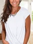 Discount! Ladies Casual Knit Short Sleeve T-Blouse