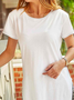 Discount! Basic Ladies Casual Knit Tunic Top