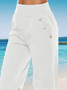 JFN Basics Loosen Plain Pants
