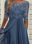 Women's Elegant Mother Of The Bride Dress Wedding Guest Dress