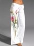 Floral Loose Casual Long Pants
