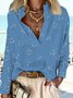Gilded love plain loose top shirt