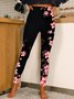 JFN Floral Casual Elasticity Tight Leggings