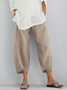 JFN Solid Casual Pants
