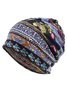 National Pattern Baotou Cap Two Usages Scarf/Hat No Pilling