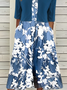Women's A Line Dress Midi Dress Two-Piece Set  Floral Print Spring Summer Casual Modern