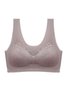 Lace Butterfly Ice Silk Seamless Wrap Chest Vest Underwear