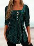 Regular Fit Square Neck Casual Top