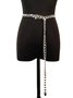 Simple Thick Chain Belt Buckle Waist Chain Festive Party Daily Matching