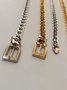 Simple Thick Chain Belt Buckle Waist Chain Festive Party Daily Matching