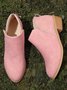 Chunky Heel Short Boots Female Non-slip Cute Bootie