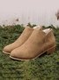 Chunky Heel Short Boots Female Non-slip Cute Bootie