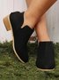 Chunky Heel Short Boots Female Non-slip Cute Bootie