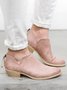 Chunky Heel Short Boots Female Non-slip Cute Bootie