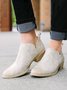 Chunky Heel Short Boots Female Non-slip Cute Bootie