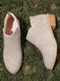 Chunky Heel Short Boots Female Non-slip Cute Bootie