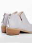 Chunky Heel Short Boots Female Non-slip Cute Bootie