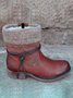 Basic round toe ankle boots with zipper