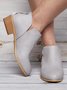 Chunky Heel Short Boots Female Non-slip Cute Bootie