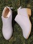 Chunky Heel Short Boots Female Non-slip Cute Bootie