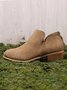 Chunky Heel Short Boots Female Non-slip Cute Bootie