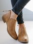 Chunky Heel Short Boots Female Non-slip Cute Bootie