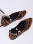 Pearl Metal Ring Anti-Suede Flats