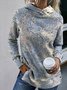 Loose Boho Paisley Raglan Sleeve Sweatshirt