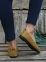 Commuter Simple Anti-Suede Pointed Toe Flats