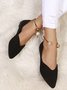 Pearl Metal Ring Anti-Suede Flats