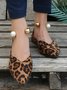 Pearl Metal Ring Anti-Suede Flats
