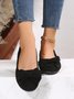 Bow Knot Anti-Suede Upper Flats