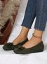 Bow Knot Anti-Suede Upper Flats