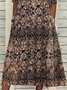 Women's A Line Dress Midi Dress Half Sleeve Ethnic Summer V Neck Casual Modern