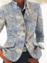 Regular Fit Paisley Boho Blazer