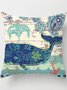 Banquet Party Pool Beach Vacation Turtle Seahorse Conch Print Home Pillowcase 45*45