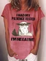 Women's Text Letters Short Sleeve Tee T-shirt Crew Neck Casual Summer Top