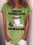 Women's Text Letters Short Sleeve Tee T-shirt Crew Neck Casual Summer Top