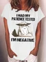 Women's Text Letters Short Sleeve Tee T-shirt Crew Neck Casual Summer Top