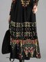 Crew Neck Ethnic Regular Fit Dress