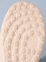 Womens's Plain Slip On Faux Fur Lined Flat Peas Shoes