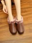 Simple Casual Warm Plush Ankle Boots