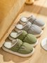 Couple Down Waterproof Plus Velvet Home Slippers