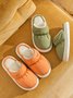 Couple Down Waterproof Plus Velvet Home Slippers