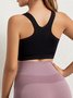Shockproof Push Up Quick Dry Front Zip Sports Bra Plus Size