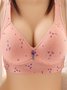 Breathable Back Buckle Thin No Wire Bra Plus Size